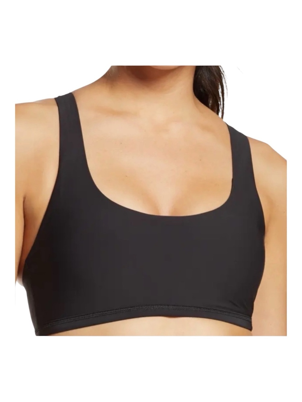 SPANX Low Impact Sports Bra Very Black Small